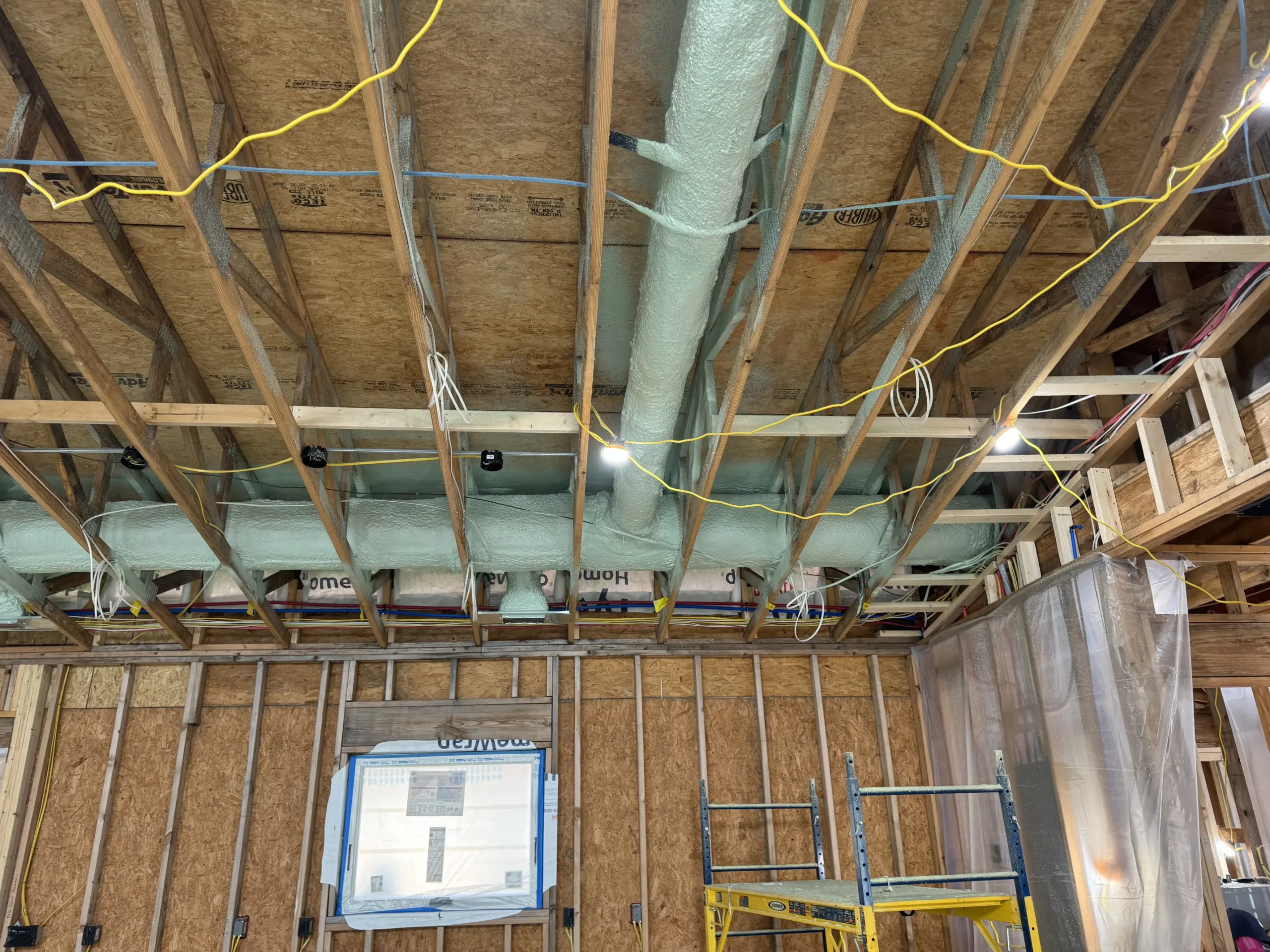 New Construction Insulation - spray foam