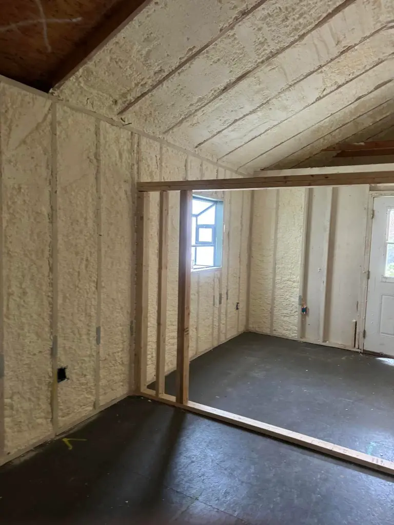 pole barn insulation spray foam pro