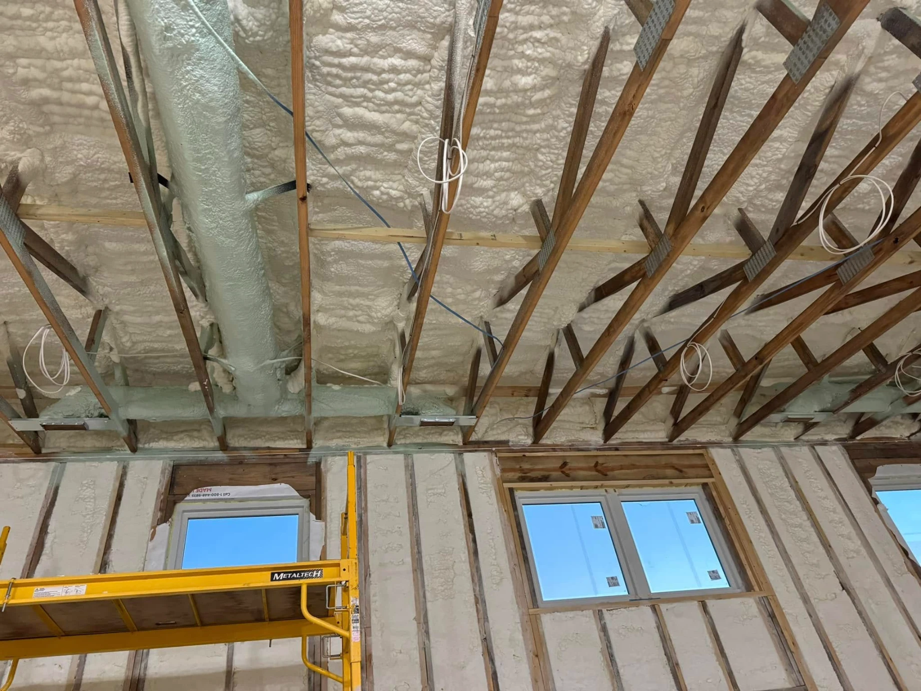How We Seal Air Leaks Using Spray Foam in Troy, NC Homes?